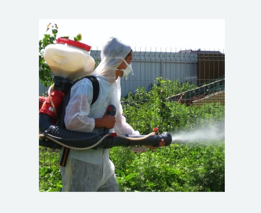 Акарицидная обработка территории в Нижнем Ломове